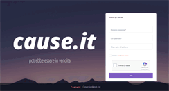 Desktop Screenshot of cause.it