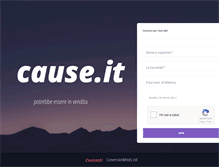 Tablet Screenshot of cause.it